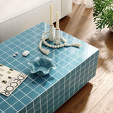 TOV Mixie Blue Tile Indoor / Outdoor Coffee Table