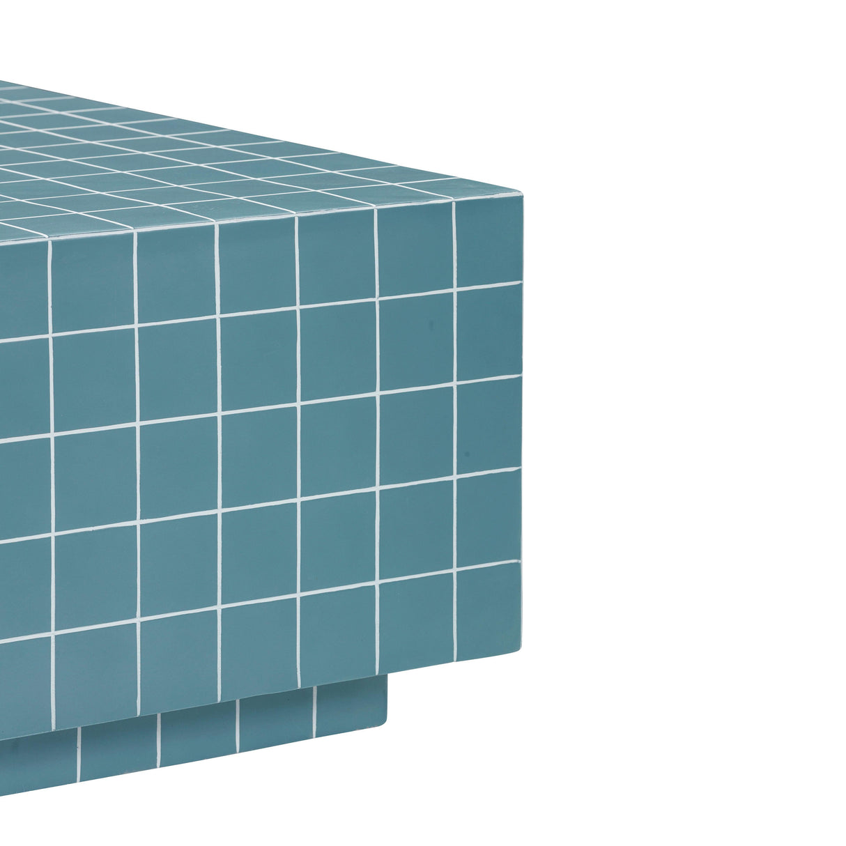 TOV Mixie Blue Tile Indoor / Outdoor Coffee Table