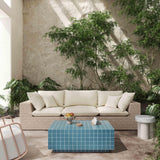 TOV Mixie Blue Tile Indoor / Outdoor Coffee Table