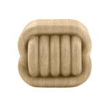 TOV Love Knot Faux Travertine Indoor / Outdoor Accent Stool