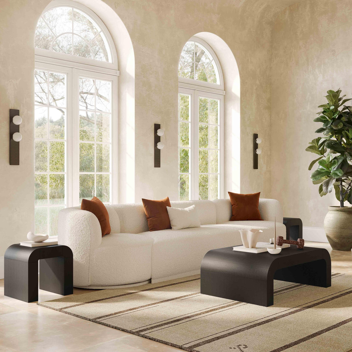 TOV Hump Black Coffee Table