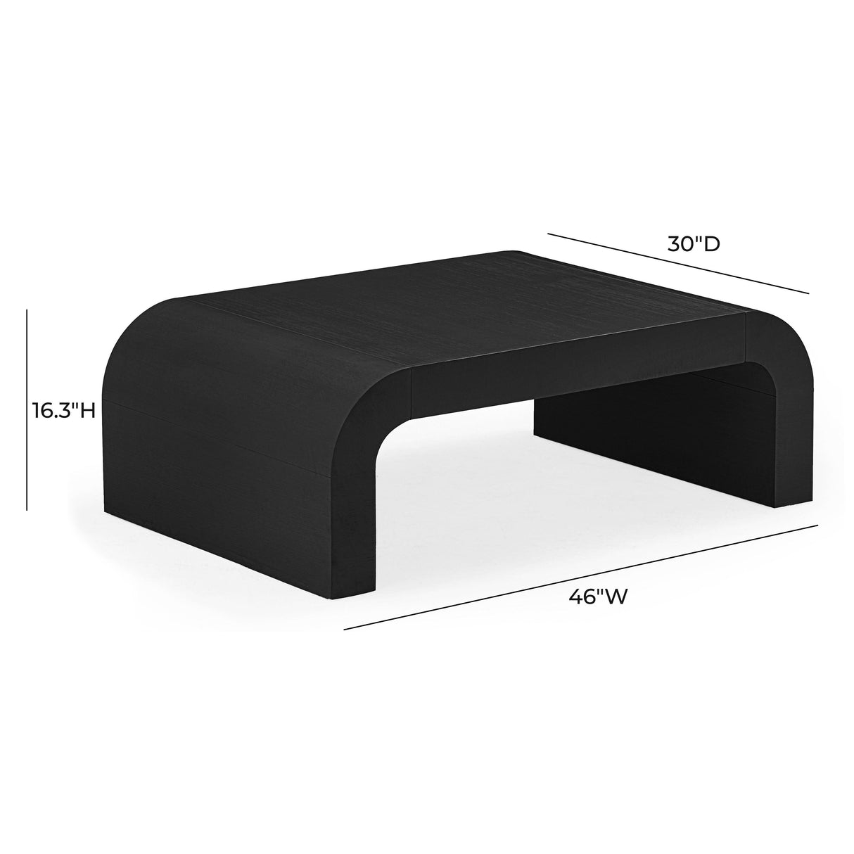TOV Hump Black Coffee Table