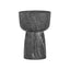 TOV Charra Black Faux Marble Indoor/Outdoor Side Table