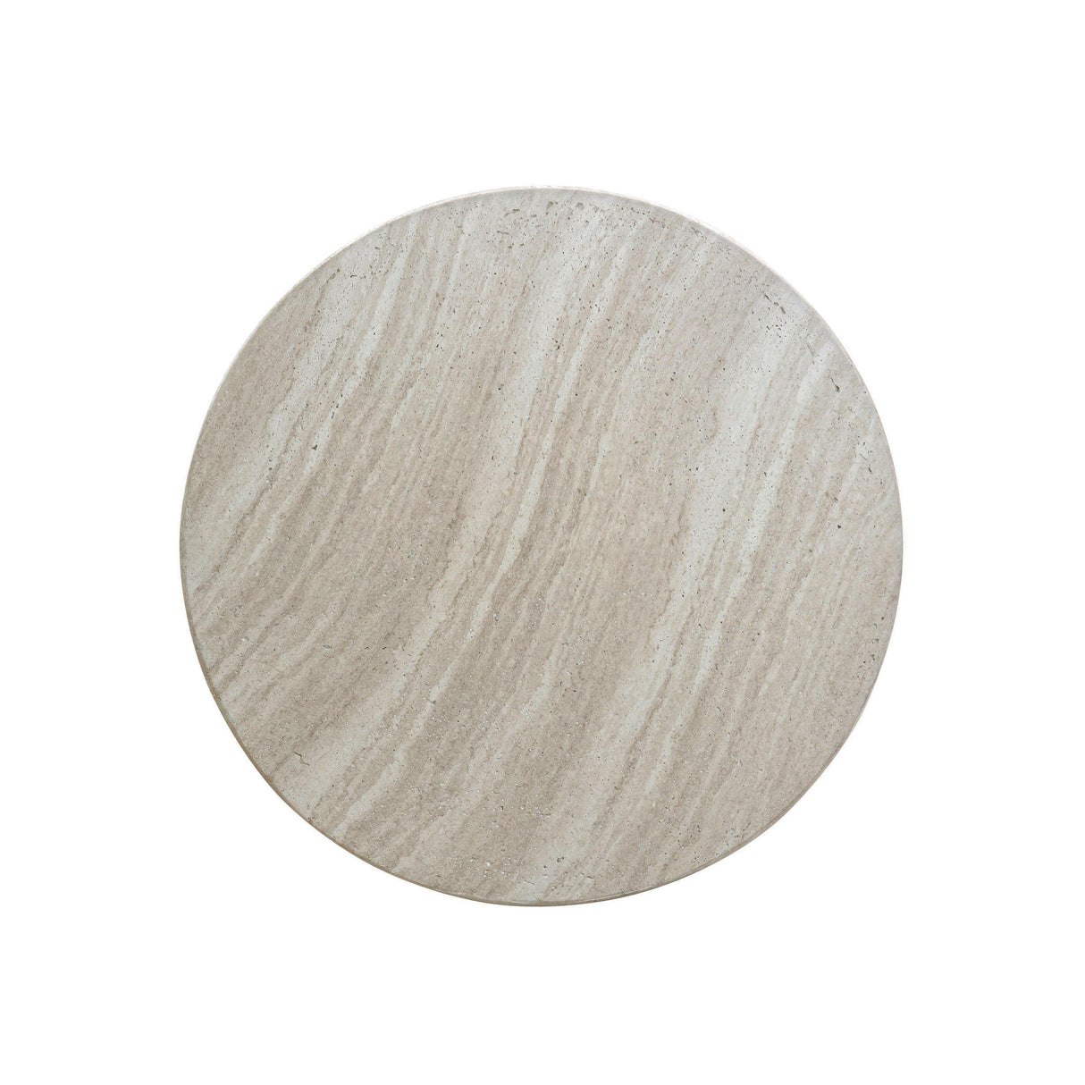 TOV Charra Faux Travertine Indoor/Outdoor Side Table