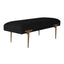 TOV Brno Black Velvet Bench