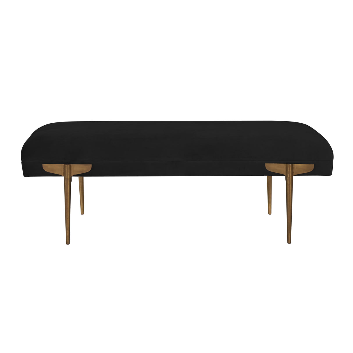 TOV Brno Black Velvet Bench