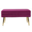 TOV Ziva Plum Velvet Storage Bench