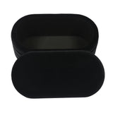 TOV Lillian Black Velvet Storage Bench
