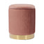 TOV Zoe Blush Velvet Storage Ottoman