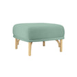 TOV Desiree Ocean Blue Velvet Ottoman