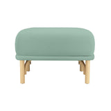 TOV Desiree Ocean Blue Velvet Ottoman