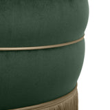 TOV Lakka Green Velvet Ottoman