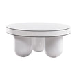 TOV Jasper White Glossy Coffee Table