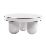 TOV Jasper White Glossy Coffee Table