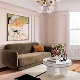 TOV Jasper White Glossy Coffee Table