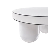 TOV Jasper White Glossy Coffee Table