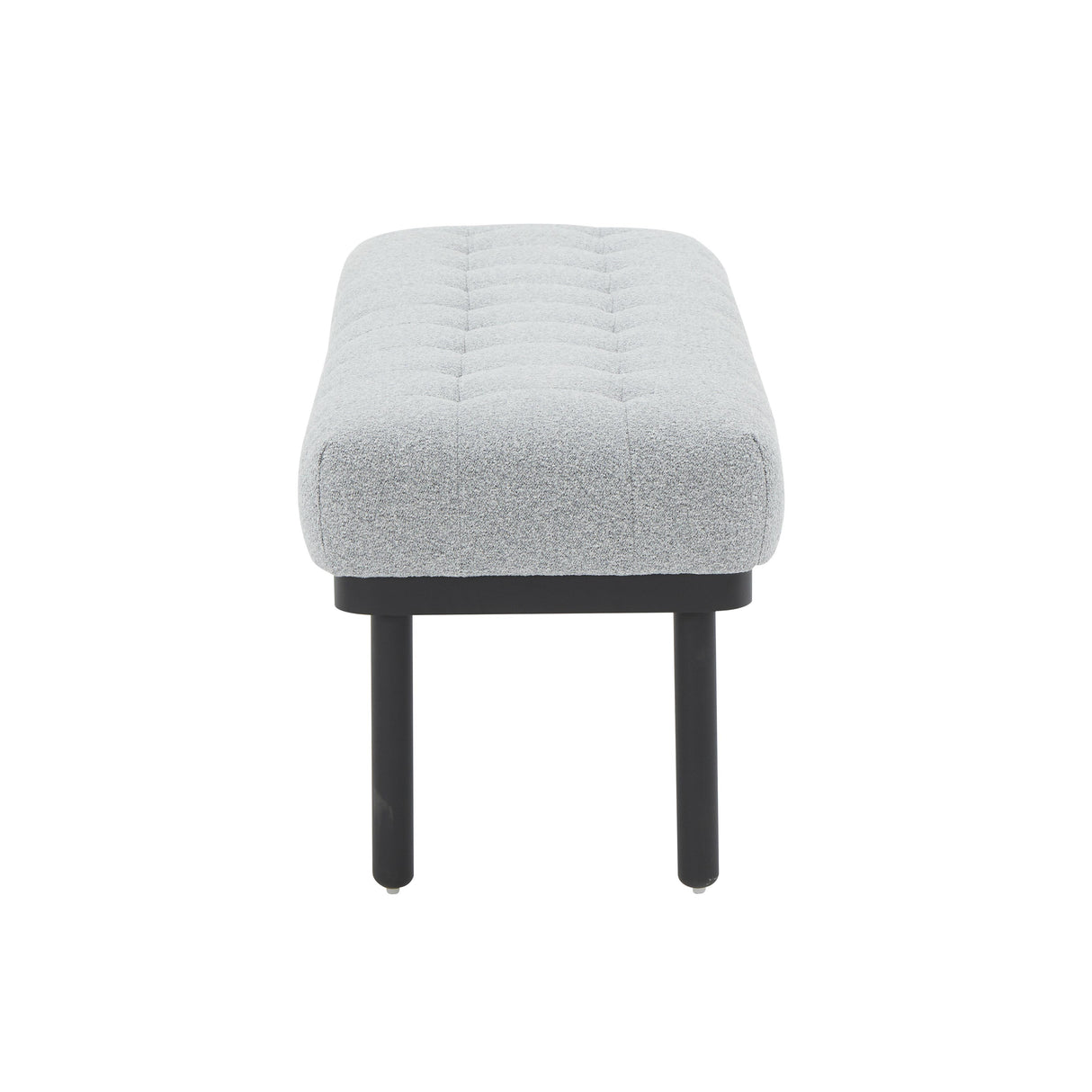 TOV Olivia Grey Boucle Bench