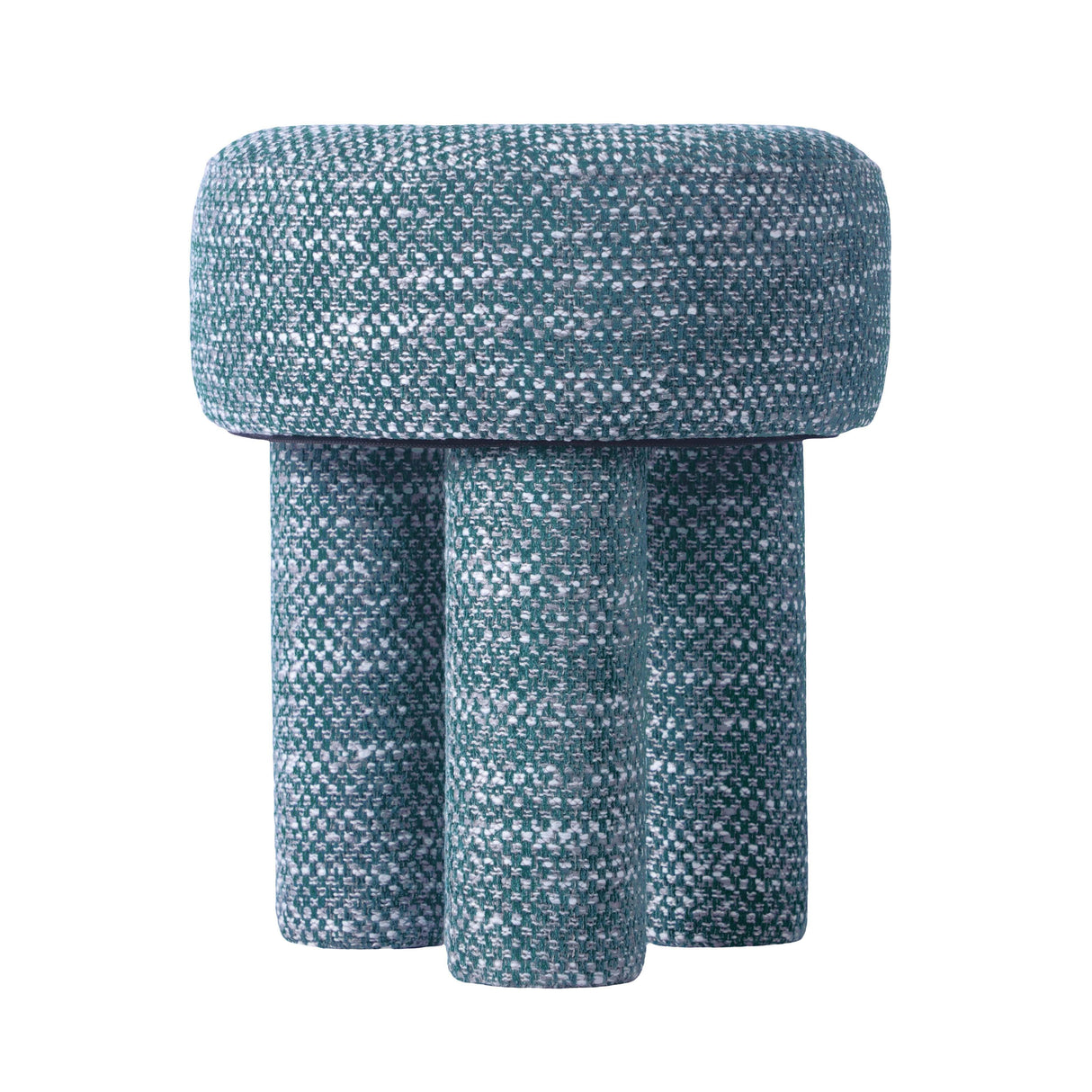TOV Claire Teal Knubby Stool