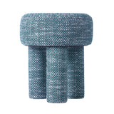 TOV Claire Teal Knubby Stool