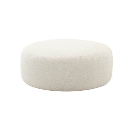 TOV Broohah Cream Boucle Ottoman