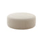 TOV Broohah Beige Linen Ottoman
