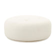 TOV Fickle Cream Boucle Swivel Ottoman