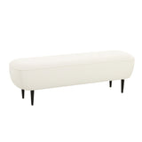 TOV Denise Cream Boucle Bench