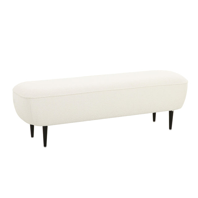 TOV Denise Cream Boucle Bench