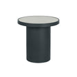 TOV Nautilus Antique Silver Mirrored Side Table