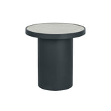 TOV Nautilus Antique Silver Mirrored Side Table