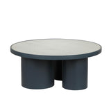 TOV Nautilus Antique Silver Mirrored Coffee Table