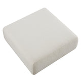 TOV Hangover Cream Boucle Ottoman