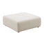 TOV Hangover Cream Performance Linen Ottoman