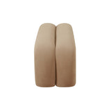 TOV Leigh Taupe Velvet Channeled Bench