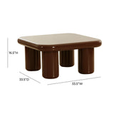 TOV Memphis Chocolate Brown Coffee Table
