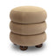 TOV Stefanie Taupe Velvet Ottoman