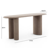 TOV Rhema Washed Ash Console Table