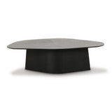TOV Roche Black Ash Geometric Coffee Table