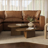 TOV Roche Brown Ash Geometric Coffee Table