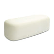 TOV Graceland Cream Faux Mohair Bench
