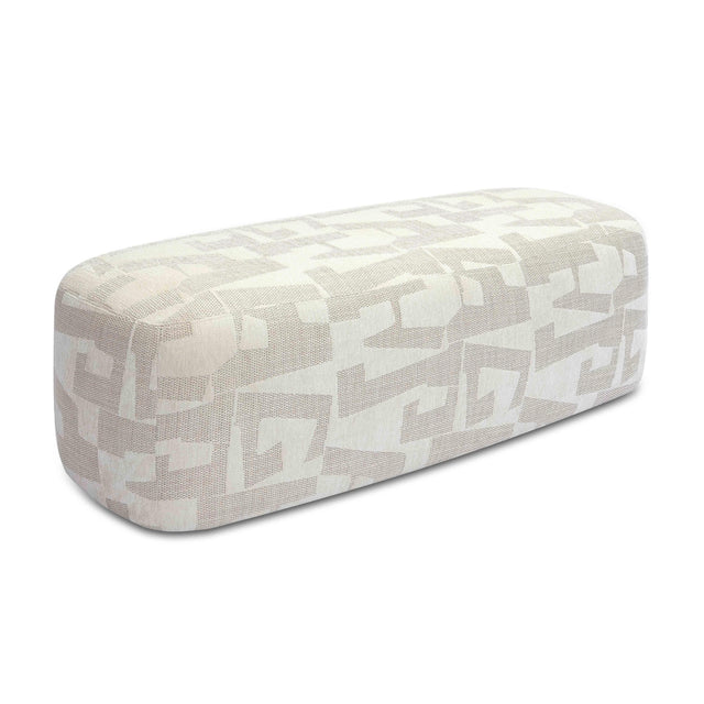 TOV Graceland Cream Jacquard Bench