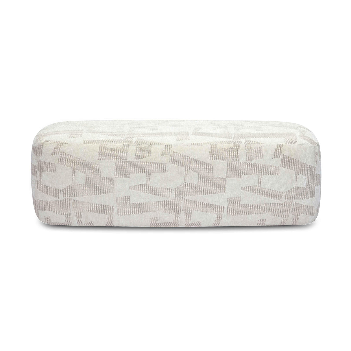 TOV Graceland Cream Jacquard Bench