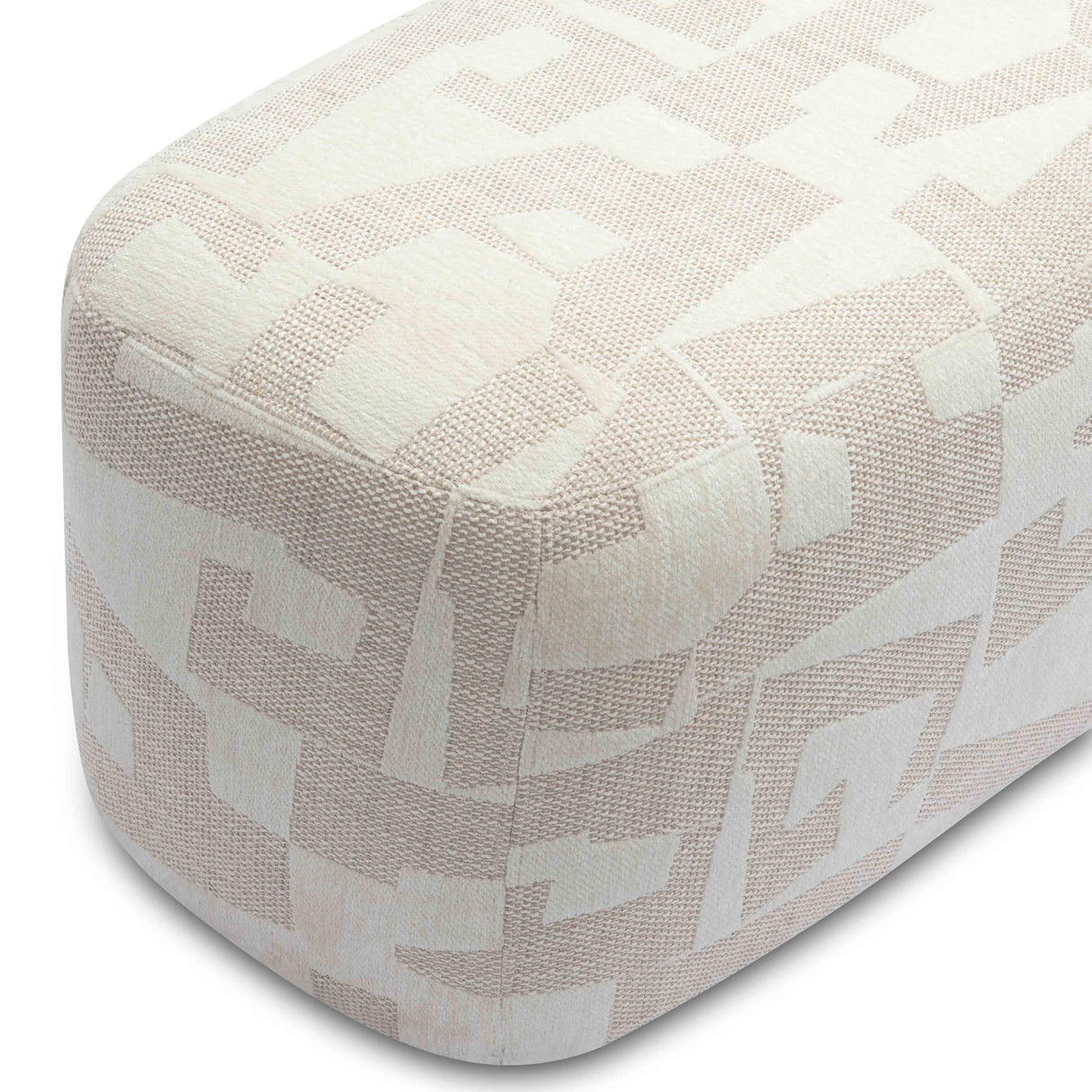 TOV Graceland Cream Jacquard Bench