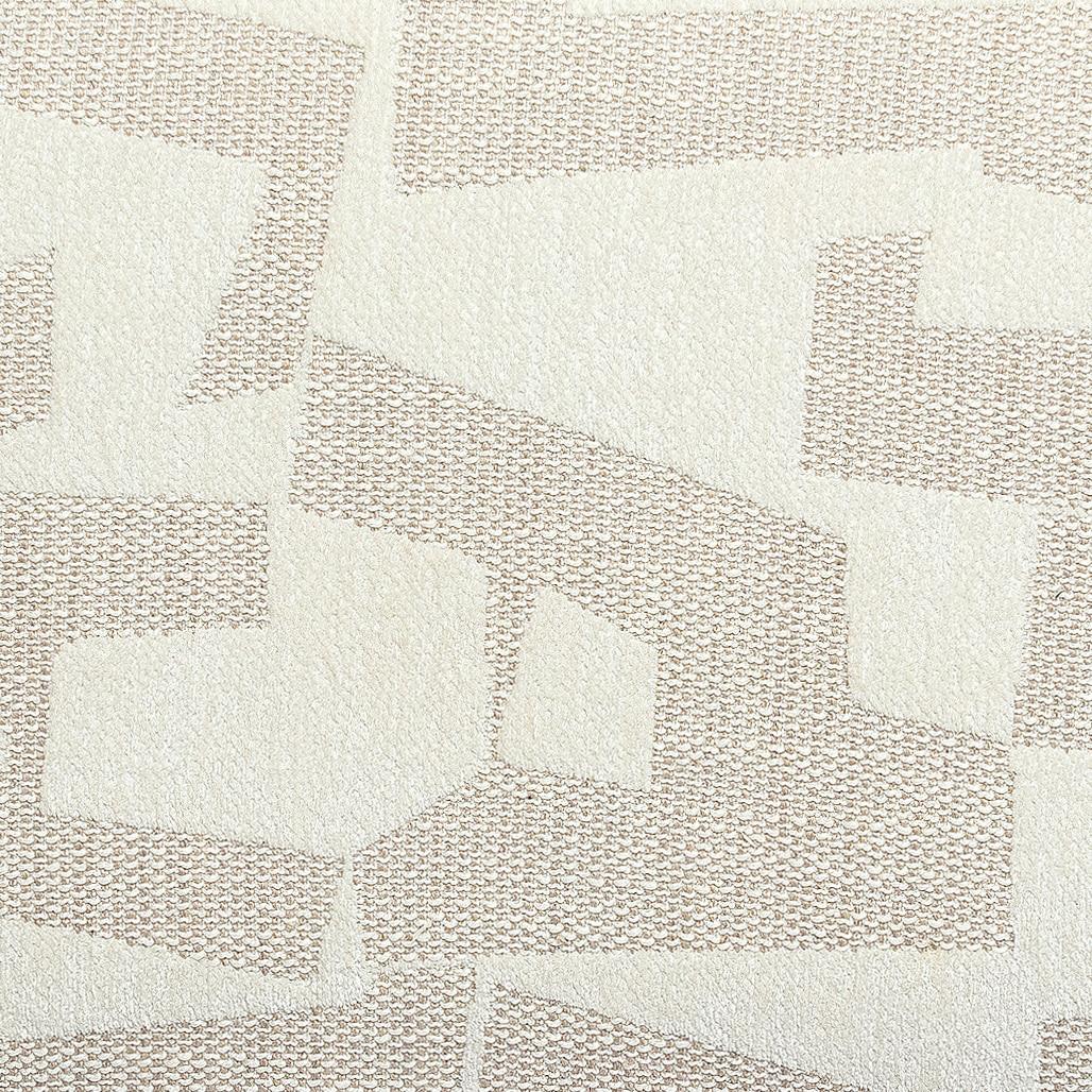 TOV Lena Cream Jacquard Bench
