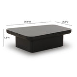 TOV Yoko Black Large Coffee Table
