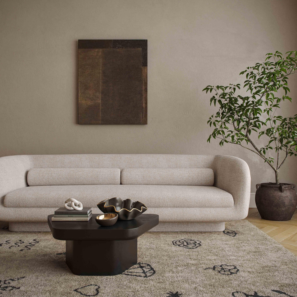 TOV Yoko Black Small Coffee Table