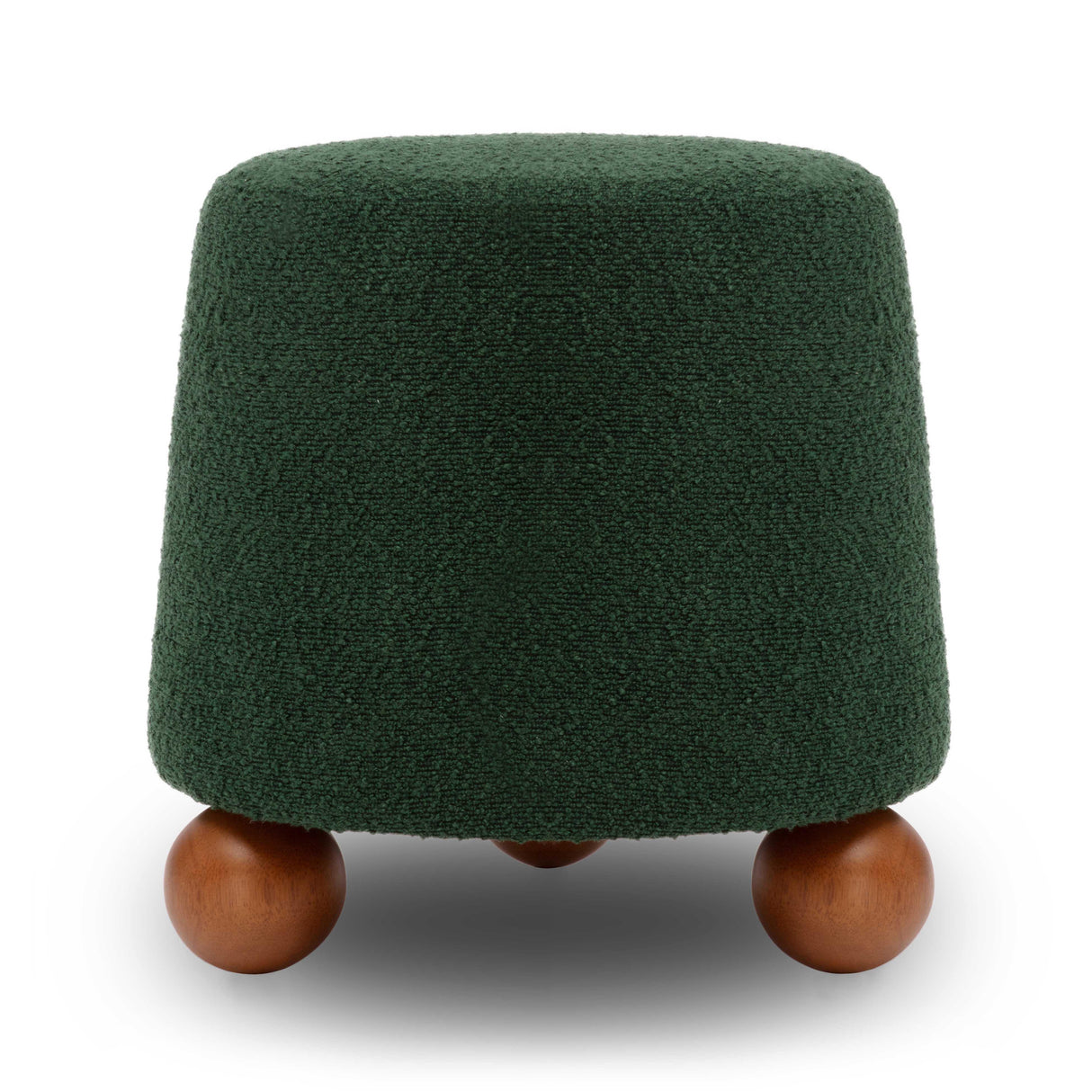 TOV Jaine Forest Green Boucle Stool
