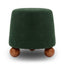 TOV Jaine Forest Green Boucle Stool
