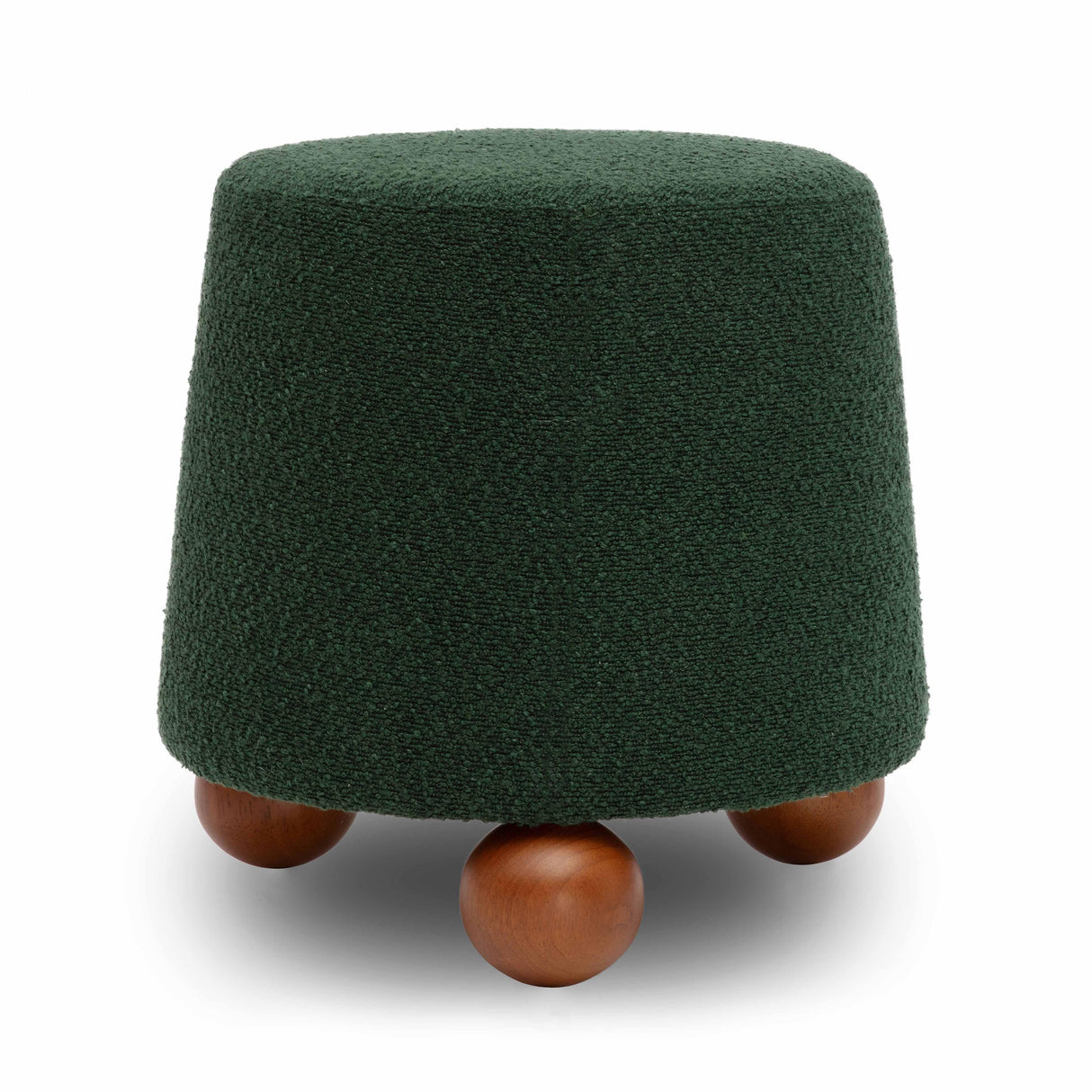 TOV Jaine Forest Green Boucle Stool