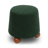 TOV Jaine Forest Green Boucle Stool